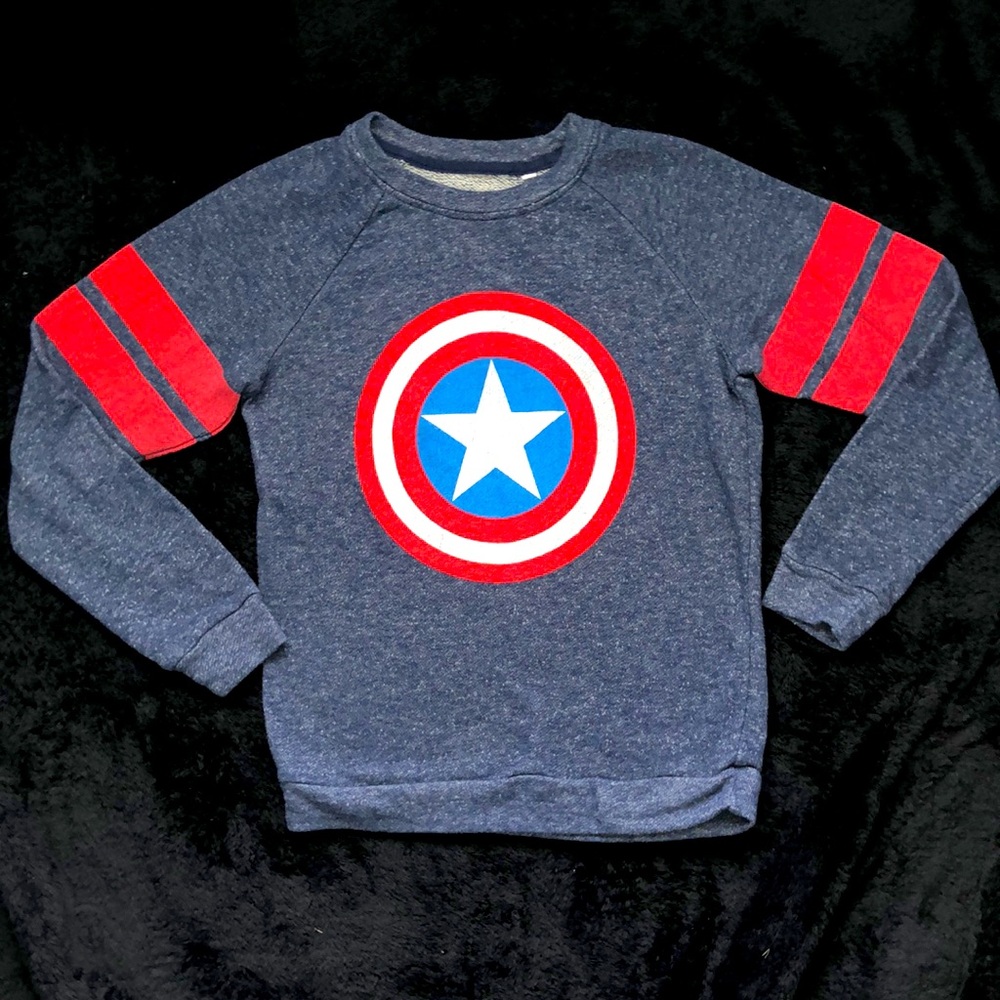 Mighty Fine Marvel Captain America‎ Sweatshirt Size Small